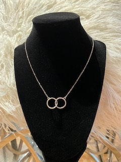 Interlocking Rings Necklace